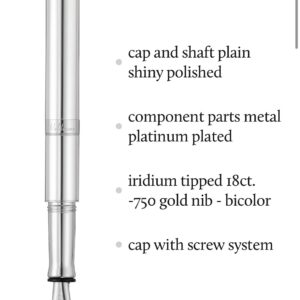 PLUMA VOYAGER PLATA 925  WALDMANN - Imagen 1