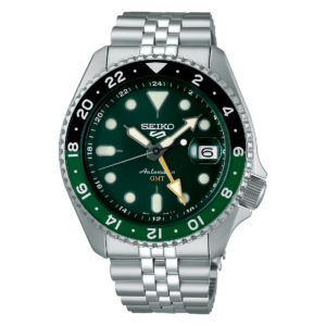 SEIKO SERIE 5 GMT GREEN - Imagen 1