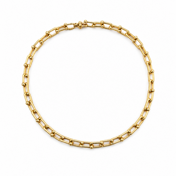 Colgante eslabones oro