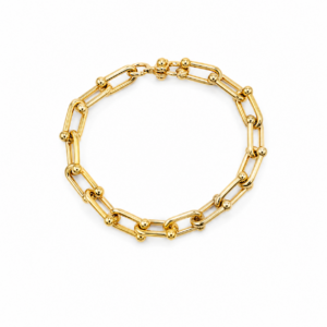 Pulsera eslabones oro.